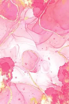 Abstract alcohol ink texture marble style background. Stock Illustration