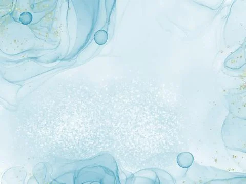 Abstract alcohol ink texture marble style background. Stock Illustration