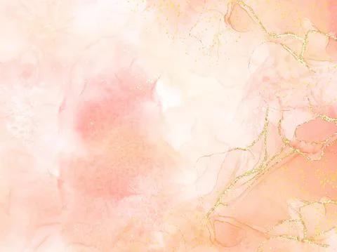 Abstract alcohol ink texture marble style background. Stock Illustration