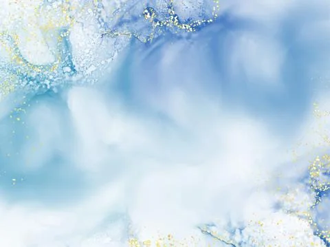 Abstract alcohol ink texture marble style background. Stock Illustration
