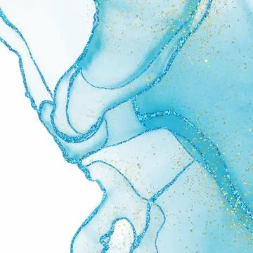 Abstract alcohol ink texture marble style background. Stock Illustration