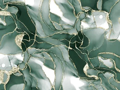 Abstract alcohol ink texture marble style background. Stock Illustration