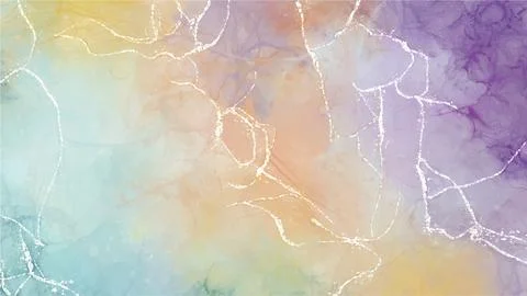 Abstract alcohol ink texture marble style background. Stock Illustration
