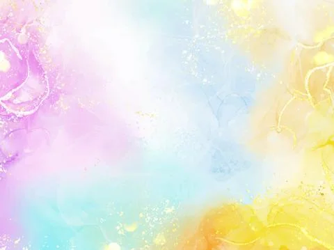 Abstract alcohol ink texture marble style background. Stock Illustration