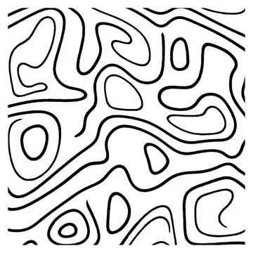 Abstract Allegory Vector Silhouette Patterns Evoking Visual Stories Stock Illustration