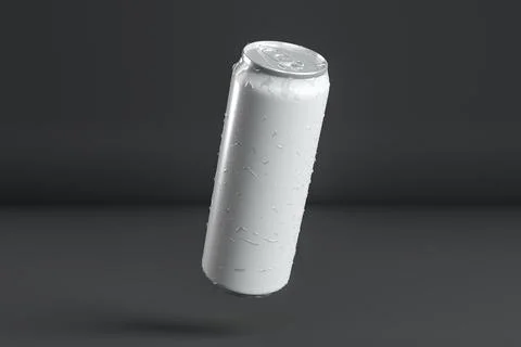 Abstract aluminum can presentation Stock Photos