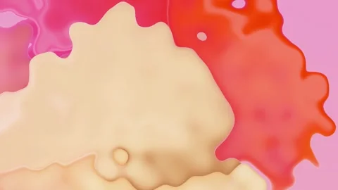 Abstract amazing liquid animation, Multicolor fluid pattern background. Stock Footage 304198959