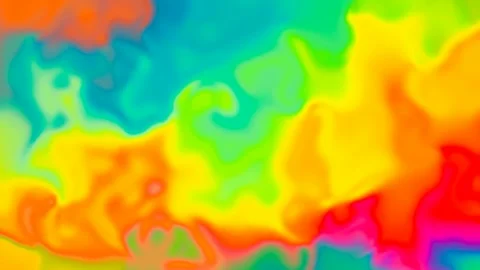 Abstract amazing liquid animation, Multicolor fluid pattern background. Stock Footage 304198987