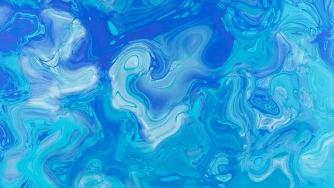 Abstract amazing liquid animation, Multicolor fluid pattern background. Stock Footage 304199057