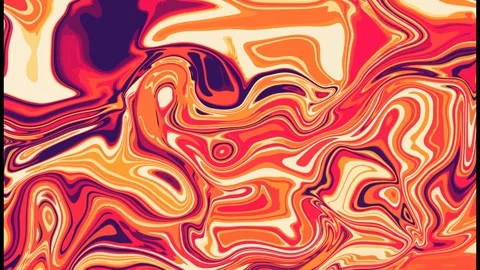 Abstract amazing liquid animation, Multicolor fluid pattern background. Stock Footage 304199842