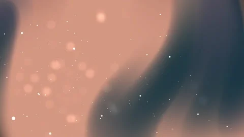 Abstract amber and dark gray fluid background with bokeh particles Stock Footage 340445706