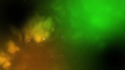 Abstract Ambient Particle Background with Soft Floating Defocused Light Orbs Stock Footage 341462700