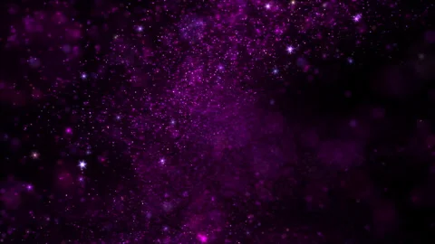 Abstract Ambient VJ Loop Background of Swirling Luminous Purple Particles Vídeo Stock 241113969