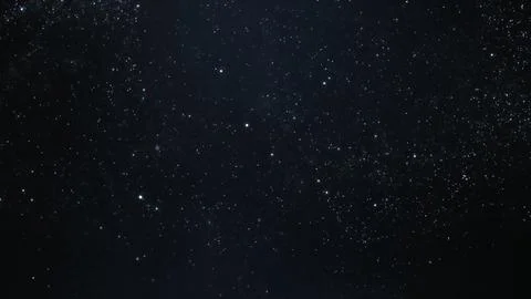 Abstract Ambient VJ Loop Background of Swirling Luminous Silver Particles Stock Illustration