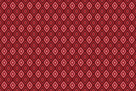 Abstract American vector Fabric Morocco, geometric ethnic pattern seamless Stock Illustration