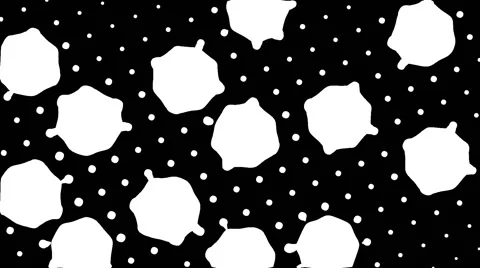 Abstract Amorphous Elements Stock Footage