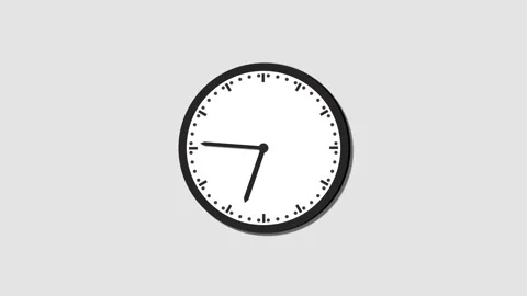 Abstract analog clock animation background. Stock Footage 323363815