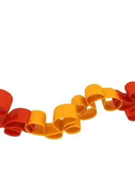 Abstract and colored 3d shapes Stock Illustration