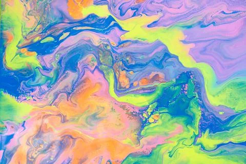 Abstract and colorful patterned surface, color explosion Stock Photos