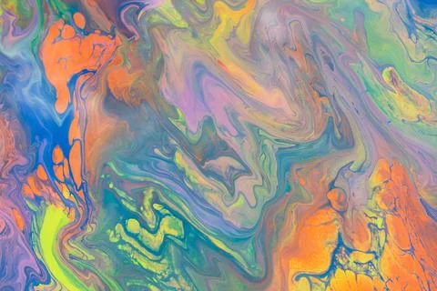 Abstract and colorful patterned surface, color explosion Stock Photos