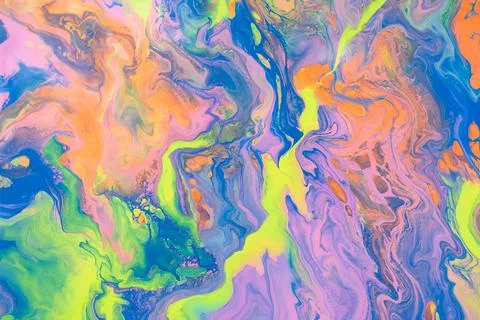 Abstract and colorful patterned surface, color explosion Stock Photos