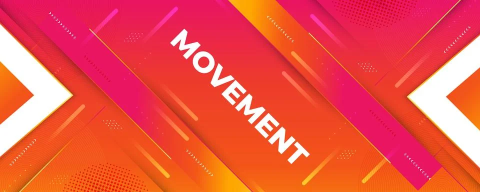 Abstract and Creative Orange Gradient Background with Modern Technology Ilustración de archivo