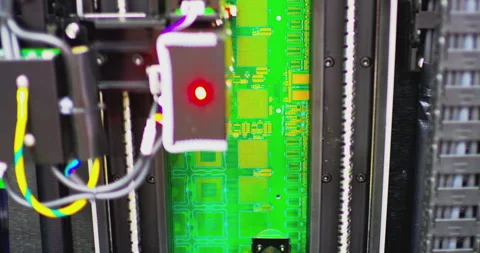 Abstract and energetic cybernetic visual images of the video. Stock Footage 337167280