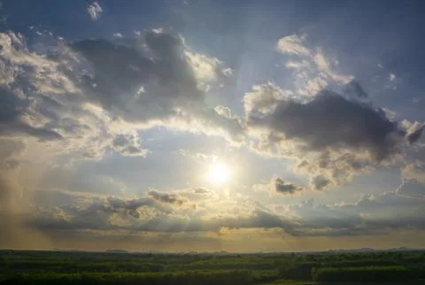 Abstract and pattern of cloud sky background 写真素材