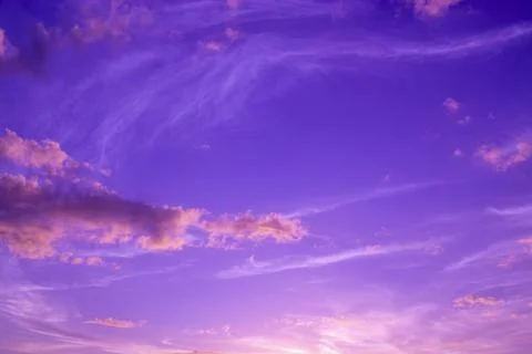 Abstract and pattern of cloud sky, Velvet violet, Velvet Purple, Trend colo.. Stock Photos
