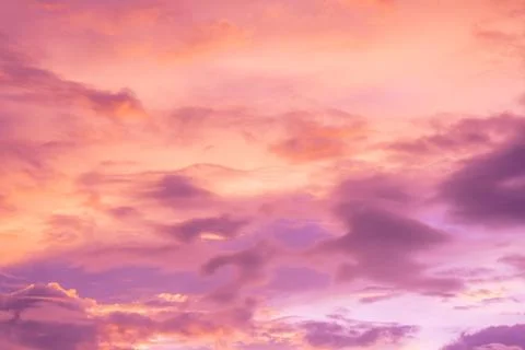 Abstract and pattern of cloud sky, Velvet violet, Velvet Purple, Trend colo.. Stock Photos