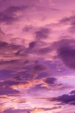 Abstract and pattern of cloud sky, Velvet violet, Velvet Purple, Trend colo.. Foto stock
