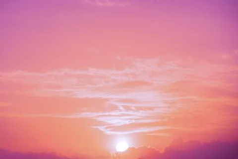 Abstract and pattern of cloud sky, Velvet violet, Velvet Purple, Trend colo.. Stock Photos