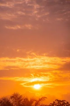 Abstract and pattern of cloud sky Calming coral, Orange, Trend color of the.. Stockfoto's