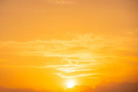 Abstract and pattern of cloud sky Calming coral, Orange, Trend color of the.. Stock Photos