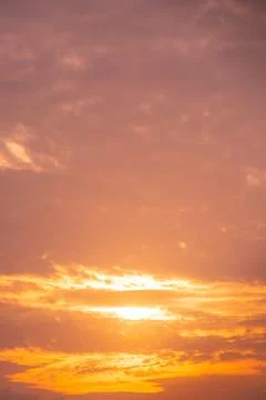 Abstract and pattern of cloud sky Calming coral, Orange, Trend color of the.. Stock Photos