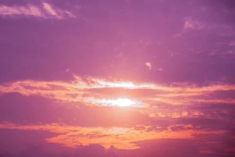Abstract and pattern of cloud sky, Velvet violet, Velvet Purple, Trend colo.. Stock Photos