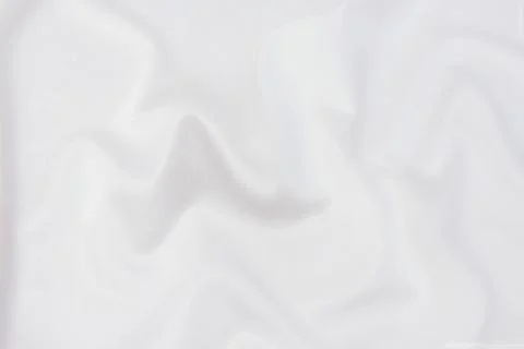 Abstract and soft focus wave of white or ivory fabric background, white ivory Foto stock