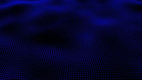 Abstract and technology blue dots wave background. Dot pattern with halfton.. Stock Illustration