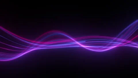 Abstract and technology dots white wave background loop. Dot pattern with h.. Stock Footage 332662370