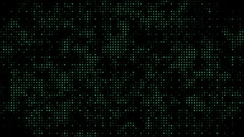 Abstract and technology green dots wave background. Stock Footage 282706511