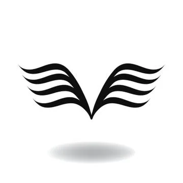 Abstract Angel Wings Stock-Illustration