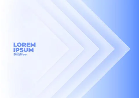 Abstract angle arrow overlap blue background with space for text and message. Stock Illustration