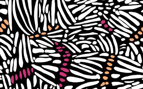 Abstract animals print seamless pattern. Colored pattern ready for textile print Stock Illustration
