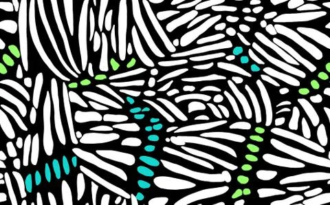 Abstract animals print seamless pattern. Colored pattern ready for textile print Stock Illustration