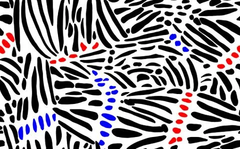 Abstract animals print seamless pattern. Colored pattern ready for textile print Stock Illustration