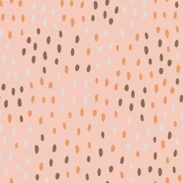 Abstract animals spot seamless pattern. Random polka dots shapes endless wall Stock Illustration