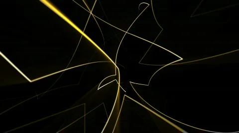 Abstract animated 3d lines Stock Footage 800182