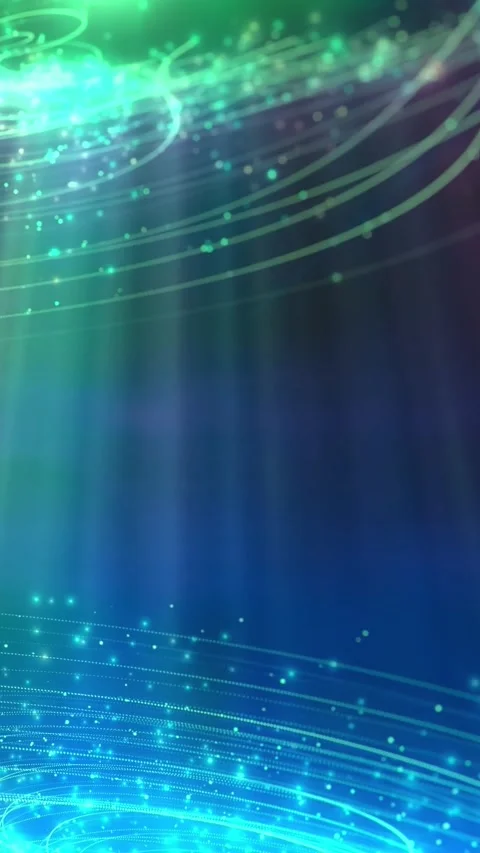 Abstract Animated Background of Arrows, Particles, and Spirals Stock Footage 307778948