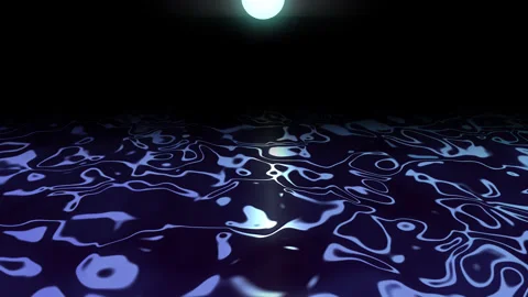 Abstract animated background. Black Liquid Surface seamless loop Stock Footage 140339361