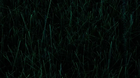 Abstract animated background of blue and green arrows flying on different Stock Footage 262075284